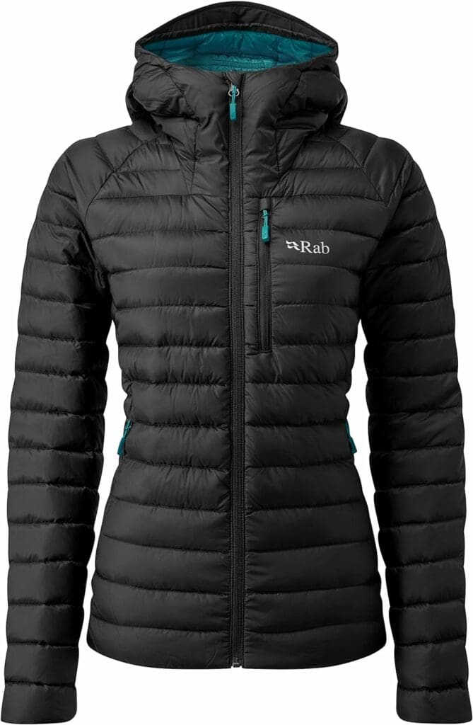 Womens Microlight Alpine Down Jacket for Hiking, Climbing, and Skiing