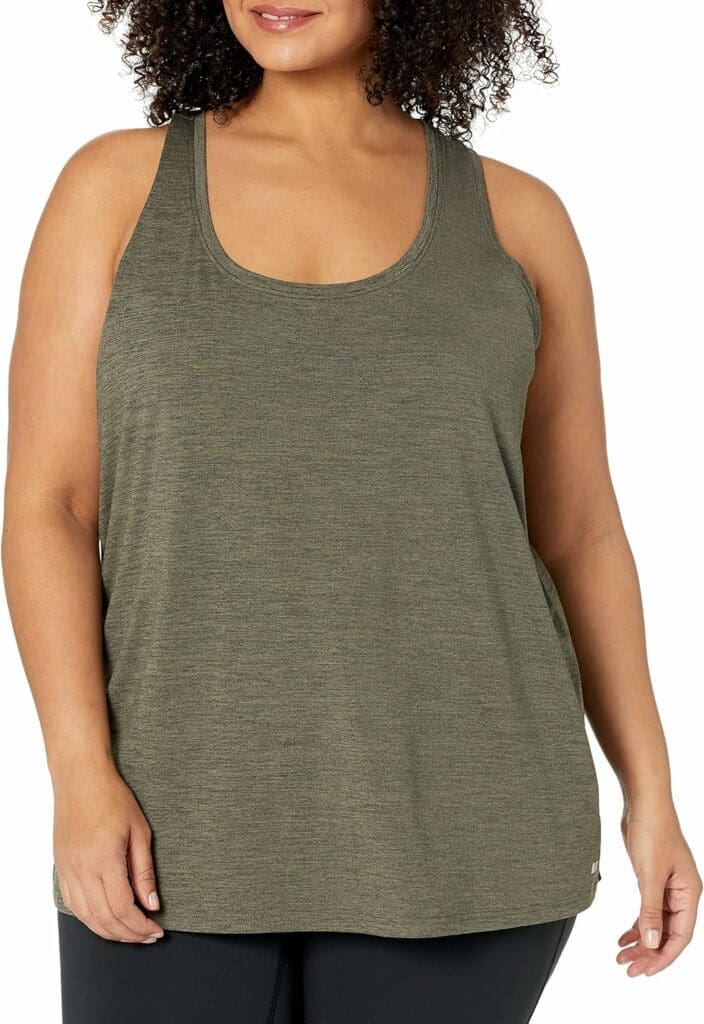 Amazon Essentials Womens Tech Stretch Racerback Tank Top (Available in Plus Size), Multipacks