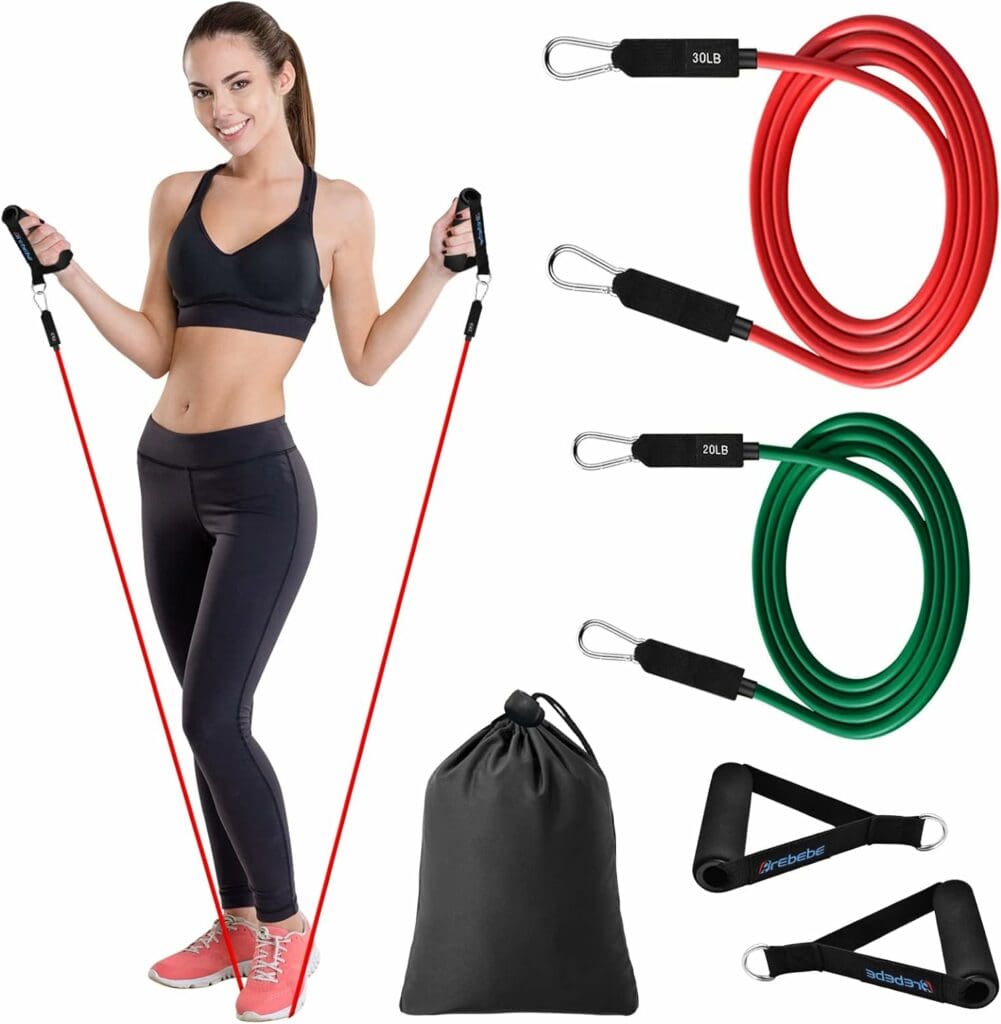 Brebebe Door Anchor Strap for Resistance Bands Exercises, Multi Point Anchor Gym Attachment for Home Fitness, Portable Door Band Resistance Workout Equipment, Easy to Install, Punch-Free, Nail-Free