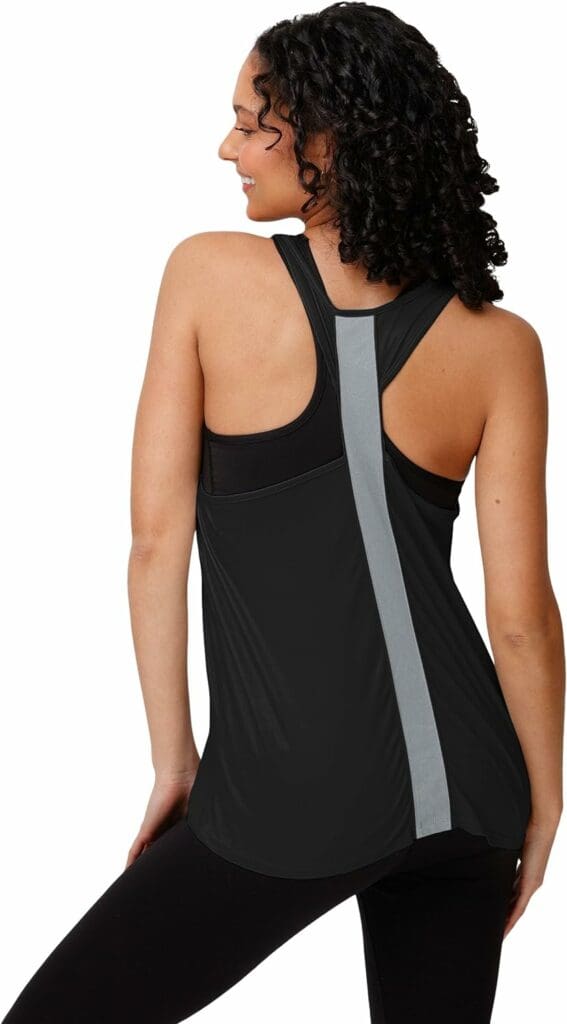 FOCO Womens NFL Ladies Fashion Wordmark Team Stripe Sleeveless Tank Top Shirt