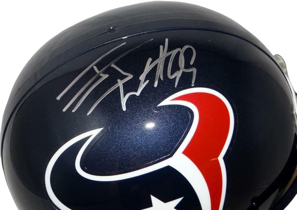 JJ Watt Houston Texans Signed Autograph Full Size Helmet JSA Certified