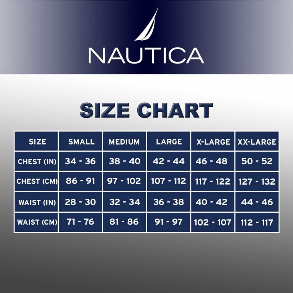 Nautica Mens Base Layer Set - Top  Bottom - Compression Shirts for Men, Compression Pants Men, Rash Guard for Men, Leggings